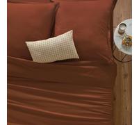 Atmosphera Créateur d'intérieur - Housse de Couette Intérieur 240x220cm Terracotta