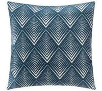 Atmosphera Créateur d'intérieur - Housse de Coussin "Chen Geo" 40x40cm Bleu Bleu G