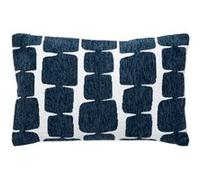 Atmosphera Housse de coussin Jeni Chenille 30x50 cm Bleu égéen