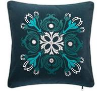Housse de coussin brodé - Rosace miroir - L 40 cm x l 40 cm