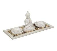 Atmosphera Créateur d'intérieur - Jardin Zen Déco "Padmavati" 34cm Gris Gris G