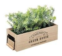 Atmosphera Créateur d'intérieur - Jardinière en Bois Green House 35cm Naturel G