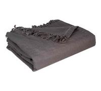 Atmosphera – Jeté de lit à franges – 230 x 250 cm – Gris G