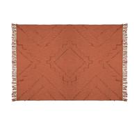 ATMOSPHERA CREATEUR D'INTERIEUR Jeté de lit tufté Inca 130x180 cm Terracotta