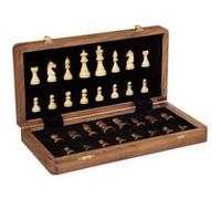Atmosphera Créateur d'intérieur - Jeu d'Échec Déco "Bois d'Acacia" 33cm Marron G