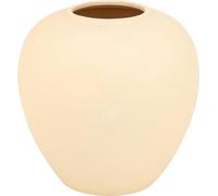 Atmosphera createur d'interieur - Kugelvase rily keramik beige h22cm