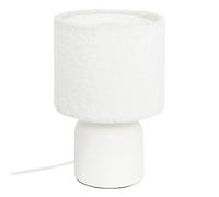 Atmosphera Créateur d'intérieur - Lampe à Poser Bouclette Bona 22cm Blanc