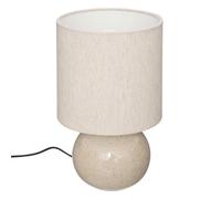 Atmosphera Créateur d'intérieur - Lampe à Poser Boule Gaia 28cm Lin