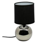 Atmosphera Créateur d'intérieur - Lampe à Poser Céramique Boule 25cm Argent