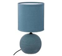 Atmosphera Créateur d'intérieur - Lampe à Poser Céramique Boule 25cm Bleu