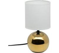 Atmosphera - Lampe à poser céramique Timéo H25 cm Or