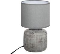 Atmosphera Créateur d'intérieur - Lampe à Poser Déco "Salta" 26cm Gris Gris G