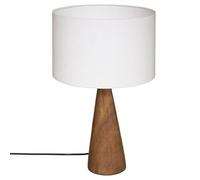 Atmosphera Créateur d'intérieur - Lampe à Poser en Bois Aina 46cm Blanc