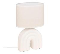 Atmosphera Créateur d'intérieur - Lampe à Poser en Céramique Gabin 32cm Blanc