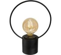 Atmosphera Créateur d'intérieur - Lampe à Poser en Métal "Cerceau" 26cm Noir Noir G