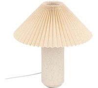 Atmosphera – Lampe à poser Talya – Porcelaine H38 cm – Beige