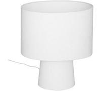 Atmosphera Créateur d'intérieur - Lampe à Poser en Tissu "Eira" 45cm Blanc Blanc G