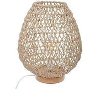Atmosphera Créateur d'intérieur - Lampe à Poser Métal & Papier "Etel" 35cm Naturel Naturel G
