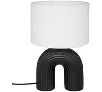 Lampe à Poser sur Pied "Eidel" 40cm Noir & Blanc