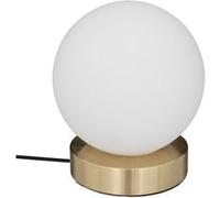 Lampe boule ""Dris"" blanc H16cm - Atmosphera createur d'interieur