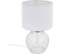 Atmosphera créateur d'intérieur - Lampe de table teva blanc h30cm