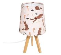 ATMOSPHERA CREATEUR D'INTERIEUR Lampe en Bois Panthère H23.5 cm