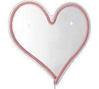 Atmosphera Créateur d'intérieur - Lampe Murale Néon LED "Cœur" 34cm Rouge Rouge G