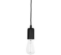 Atmosphera Créateur d'intérieur - Lampe Suspension Déco Met 8cm Noir Noir G