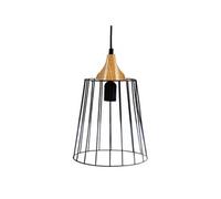 Lampe Suspension en Métal "Holtan" 25cm Noir