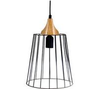 Lampe Suspension en Métal "Holtan" 25cm Noir