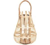 Lanterne à Anse en Rotin "Panier" 37cm Naturel