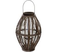 Lanterne Atmosphera Créateur d'intérieur - Lanterne Déco en Rotin Tressée 39cm Marron