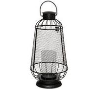 Atmosphera Créateur d'intérieur - Lanterne Design en Métal "Résille" 43cm Noir Noir G