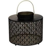 Lanterne Atmosphera Créateur d'intérieur - Lanterne en Métal Ajouré Palm 25cm Noir