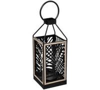 Lanterne Feuillage Métal H 38,5