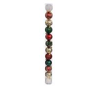 Atmosphera Créateur d'intérieur - Lot de 12 Boules de Noël Délices des Fêtes 6cm Multicolore