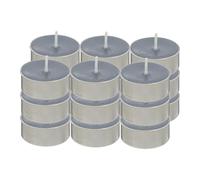 Atmosphera Créateur d'intérieur - Lot de 18 Bougies Chauffe-Plat "Hugo" 3,7cm Bleu Orage