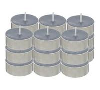 Atmosphera Créateur d'intérieur - Lot de 18 Bougies Chauffe-Plat Hugo 3,7cm Bleu Orage Bleu G