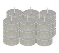 Atmosphera Créateur d'intérieur - Lot de 18 Bougies Chauffe-Plat "Hugo" 3,7cm Gris Clair Gris G