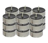 18 Bougies chauffe-plats ""Hugo"" H1,5cm noir - Atmosphera createur d'interieur