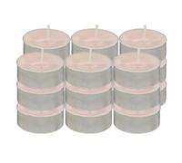 Atmosphera Créateur d'intérieur - Lot de 18 Bougies Chauffe-Plat "Hugo" 3,7cm Rose