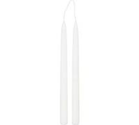 Atmosphera Créateur d'intérieur - Lot de 2 Bougies Bâton "Hugo" 30cm Blanc Blanc G