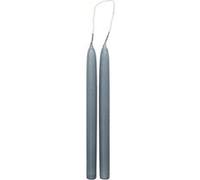 Atmosphera Créateur d'intérieur - Lot de 2 Bougies Bâton "Hugo" 30cm Bleu Orage Bleu G