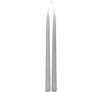 Atmosphera Créateur d'intérieur - Lot de 2 Bougies Bâton "Hugo" 30cm Gris Gris G