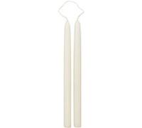 Atmosphera Créateur d'intérieur - Lot de 2 Bougies Bâton "Hugo" 30cm Ivoire G