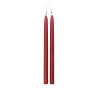 Atmosphera Créateur d'intérieur - Lot de 2 Bougies Bâton "Hugo" 30cm Rouge