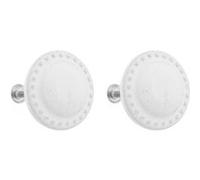 Atmosphera Créateur d'intérieur - Lot de 2 Boutons de Meuble "Barbara" 4cm Blanc Blanc G
