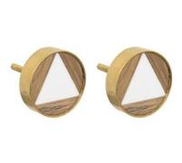 Atmosphera Créateur d'intérieur - Lot de 2 Boutons de Meuble "Isla" 3cm Marron Marron G
