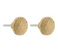 Atmosphera Créateur d'intérieur - Lot de 2 Boutons de Meuble "Noa" 3cm Or Or