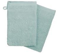 Atmosphera Créateur d'intérieur - Lot de 2 Gants de Toilette "Confort" 15x21cm Givre Vert G